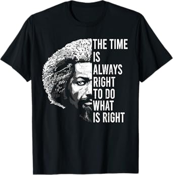 Frederick Douglass Quote Apparel Black History Month Vintage T-Shirt