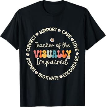 Teacher of the Visually Impaired Appreciation Back to School Men Women Kids T-Shirt