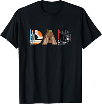 Star Wars Luke Yoda Darth Vader Dad Father’s Day Birthday T-Shirt