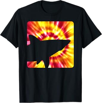 Tie Dye Great White Shark for Great White Shark Lovers T-Shirt