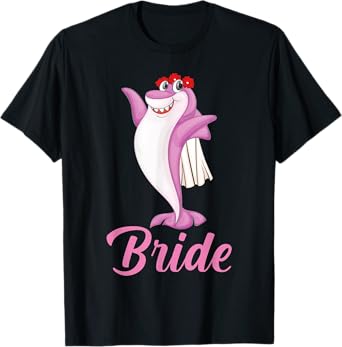 Wedding Engagement Shark Bride Bachelorette Party T-Shirt