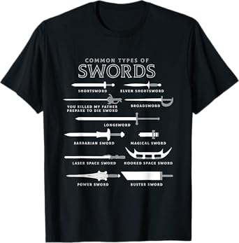 Types Of Swords T-Shirt