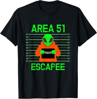 Area 51 Escapee - Funny Alien Costume T-Shirt