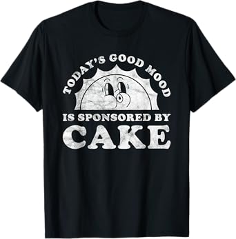 Funny Cute Retro Vintage Cake T-Shirt