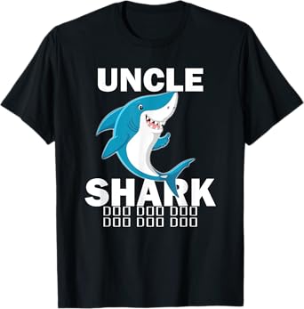 Uncle Shark Shirt Fathers Day Gift Idea For Uncle T-Shirt