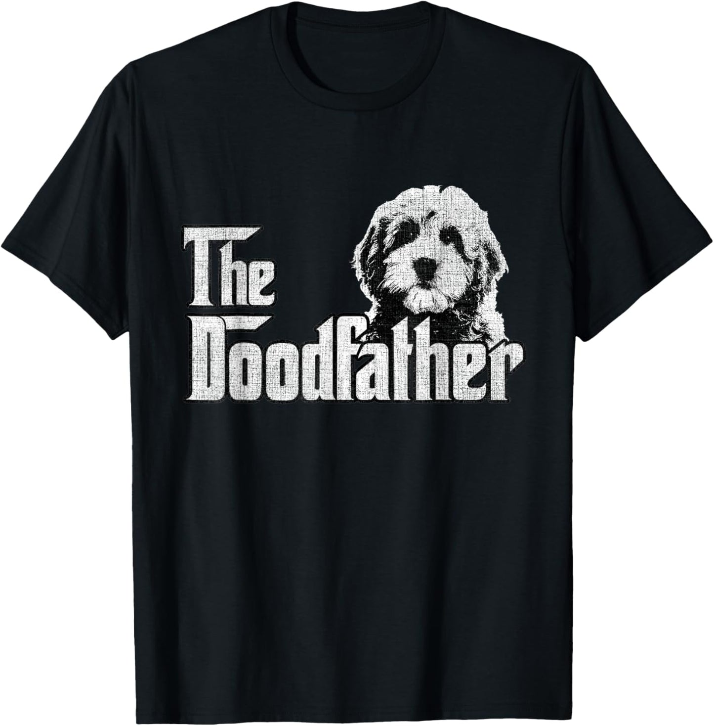 Mens The Doodfather Goldendoodle Dog Doodle Dad Fathers Day T-Shirt