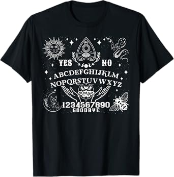 Ouija Board Spirit Board Occult Gothic Halloween Pagan Satan T-Shirt