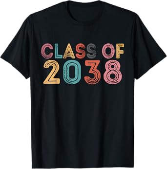 Class Of 2038 Grow With Me Graduation 2038 T-Shirt