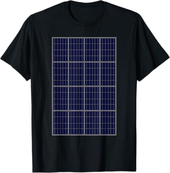 Funny Solar Energy Power Panel Renewable Environmental Gift T-Shirt