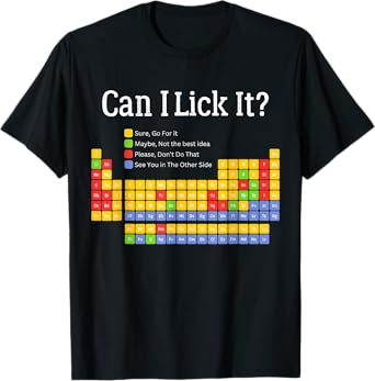 Can I Lick It Periodic Table Teacher Back To School Kids T-Shirt