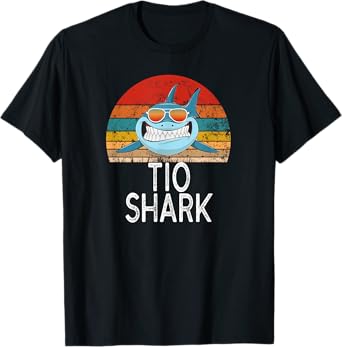 Tio Shark Funny Spanish Uncle Vintage T-Shirt
