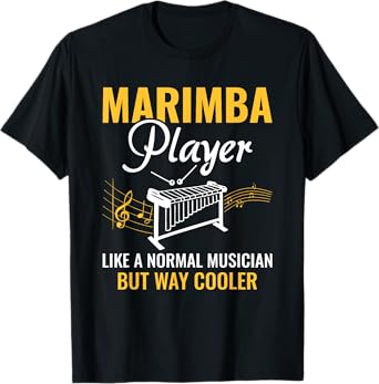 Funny Marimba Player Definition Musician Marimba Player T-Shirt