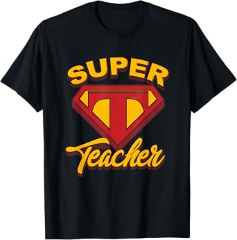 Superteacher Superhero Funny Teacher T-Shirt