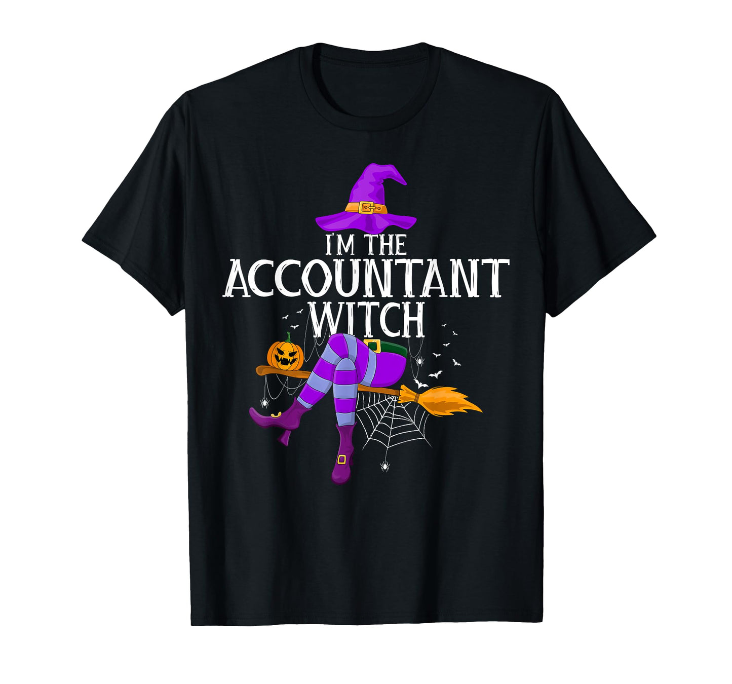 Accountant Witch Matching Family Costume Witch Halloween T-Shirt