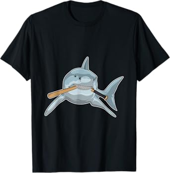 Shark Baseball Baseball bat Sports T-Shirt