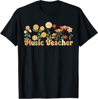 Groovy Music Teacher Music Teaching Music Teachers T-Shirt
