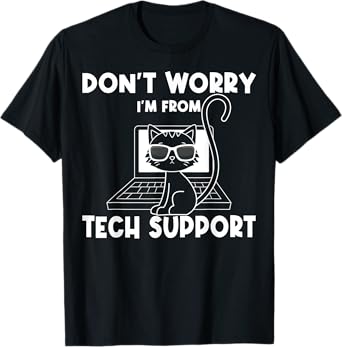 Tech Support Help Desk Information Technology Call Center T-Shirt