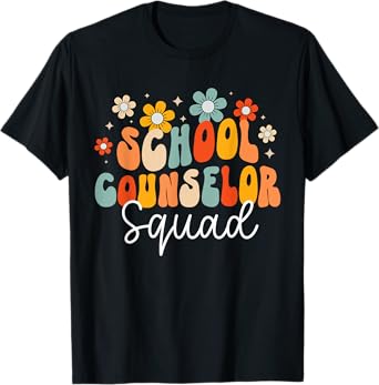 School Counselor Squad Counseling Office School Guidance T-Shirt