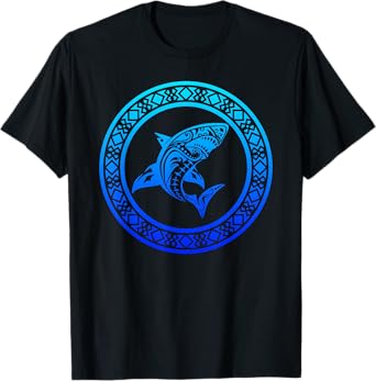 Shark Vintage Retro Throwback Vacation T-Shirt