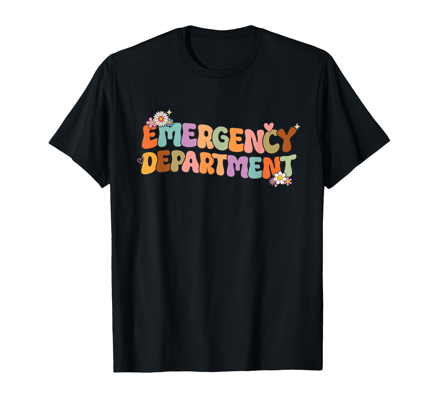 Groovy Emergency Nurse ED Nurse ER Emergency Department T-Shirt
