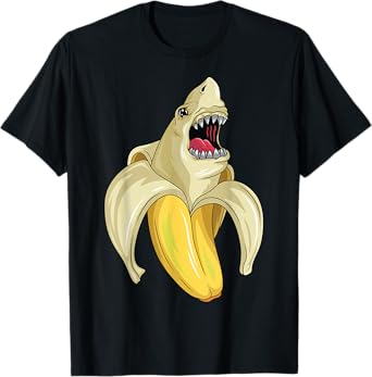 Shark Themed Banana Party Banana Shark Party Banana Themed T-Shirt