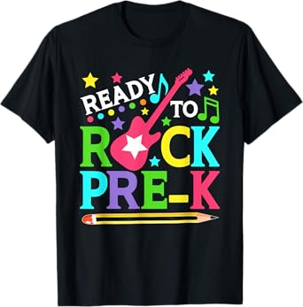 Ready To Rock Pre-k Shirt Back to School Teachers Kids T-Shirt