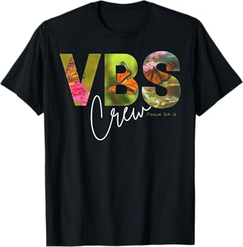 VBS Crew VBS 2025 Psalm 34:3 Vacation Bible School Magnified T-Shirt