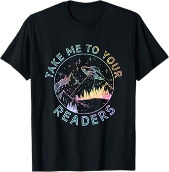 Take Reading English Teacher Library Alien Space T-S Tie Dye T-Shirt for Men Women