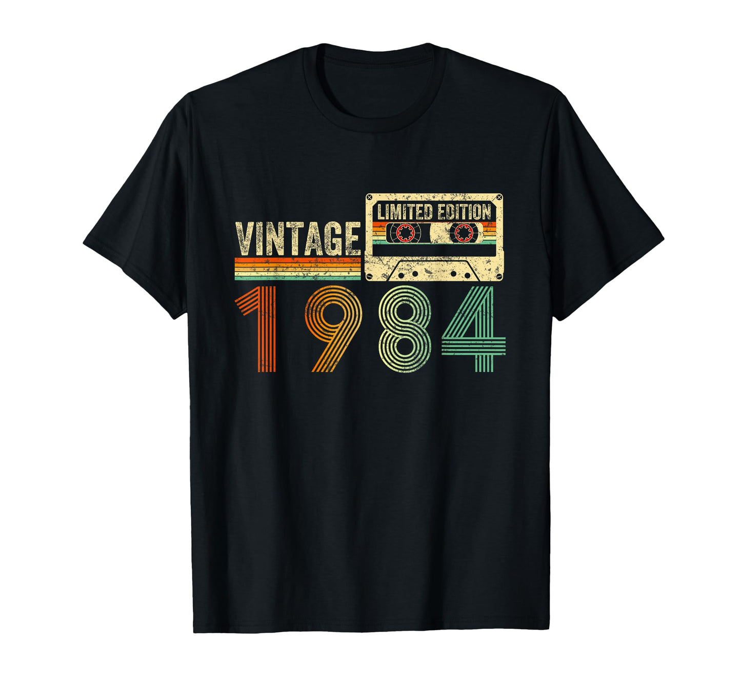 40 Year Old Gifts Vintage 1984 40th Birthday Cassette Tape T-Shirt
