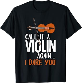 Funny Viola Player Novelty Gift Violin Student Boys Girls T-Shirt