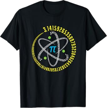 Math Geek Pi Day - Hey Teacher! Atom Pi Math Science STEM Gift 3.14 Pi Day T-Shirt