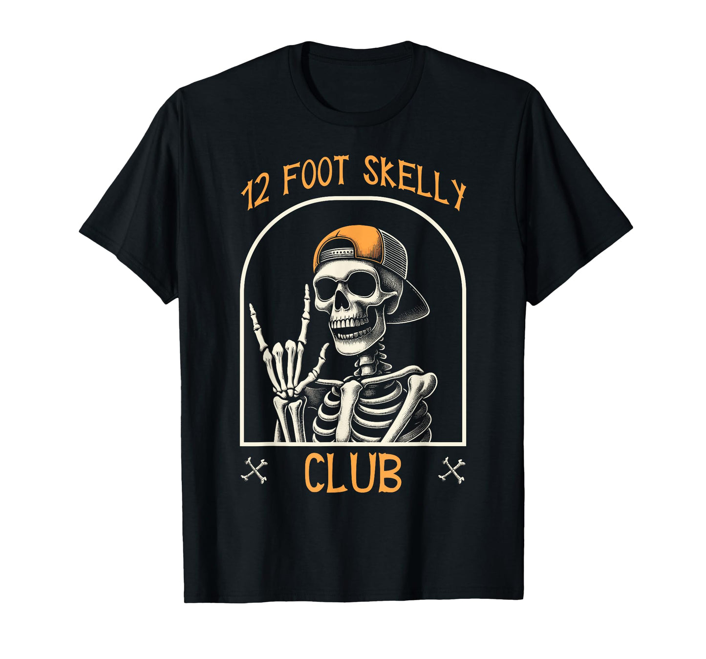 12 Foot Skelly Club - Halloween T-Shirt