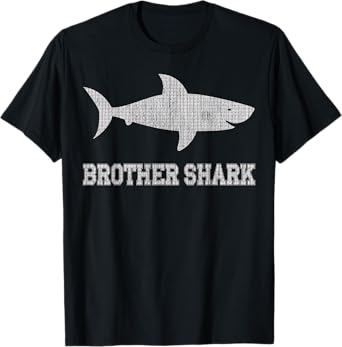 Brother Shark Funny Shark matching Family for Men T-Shirt