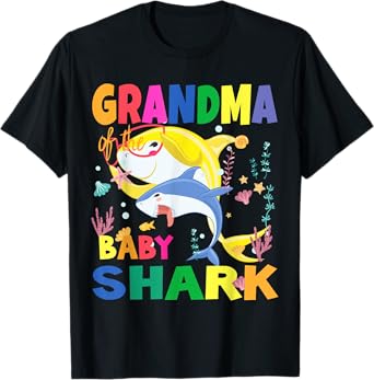 Birthday Shark Grandma of Birthday Shark birthday matching T-Shirt