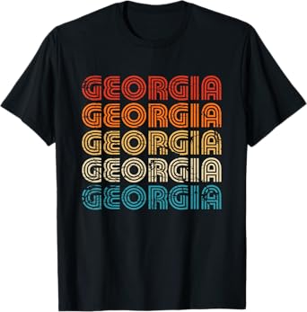 Georgia State Country Retro Vintage For Men Women Youth T-Shirt