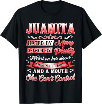 Juanita Name Shirt Personalized Juanita First Name T-Shirt