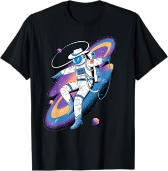 Astronaut Cowboy Amazing Design Space Lovers Costume T-Shirt