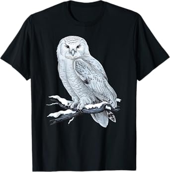 Snowy Owl Nature Winter Wildlife Art - Beautiful Snowy Owl T-Shirt