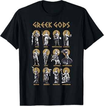 Greek Gods Greek Mythology Ancient Greece Olympic Mount T-Shirt