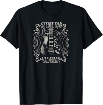 Stevie Ray Vaughan - Blues Rock Music Guitar T-Shirt