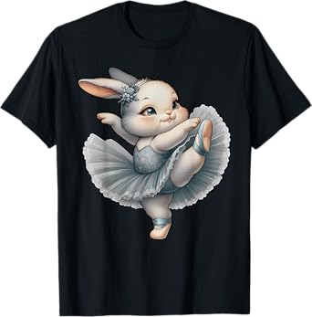 Bunny Ballet Ballerina Rabbit Ballet Bunny Dance Teacher T-Shirt