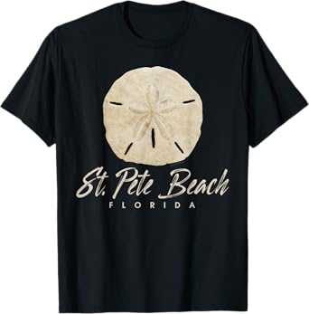 St. Pete Beach Florida Shelling Gift Souvenir Sand Dollar T-Shirt