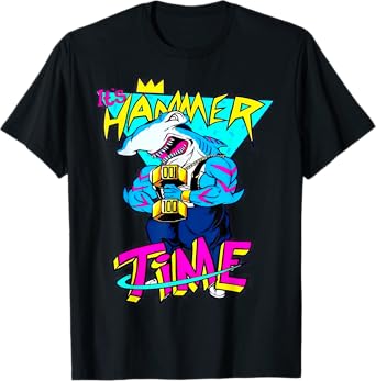 It's Hammer Time Shark Fitness Weightlifting Bodybuilding T-Shirt