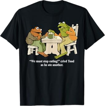 We Must Tee Stop Eating Toad As He Ate Another Frog Men Toad T-Shirt