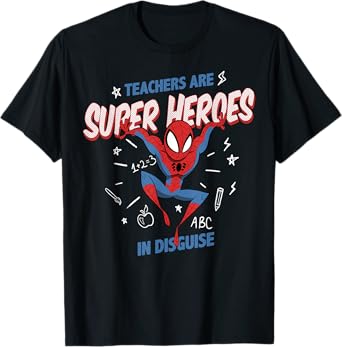 Marvel Spider-Man Teachers Are Super Heroes T-Shirt