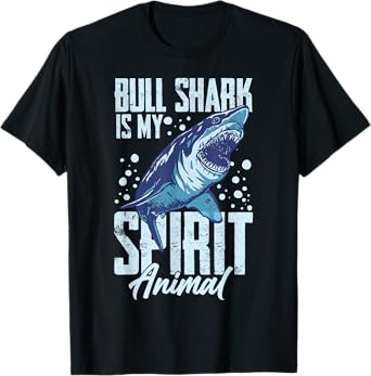 Bull Shark Teeth Animal Funny Ocean T-Shirt