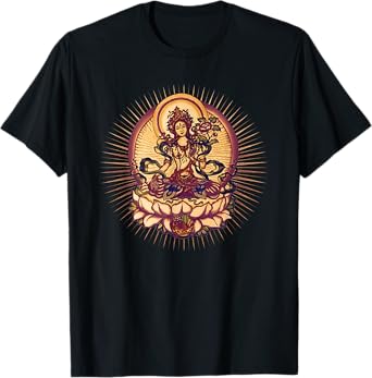 Tara, Tibet Buddhismus Lotus Meditation Yoga Om Spirituality T-Shirt