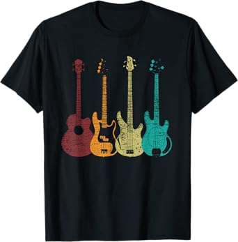 Bass Player Shirt Men Gift for Bass Guitar Player Bassist T-Shirt