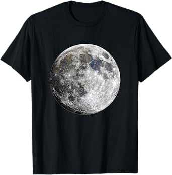 Full Moon Space Science T-Shirt