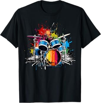 Men, Women and Kids Drums T-Shirt